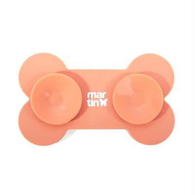 MARTIN LIKMAT BOT MET ZUIGNAPPEN SILICONEN ROZE 22X13X2 CM