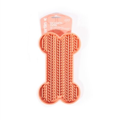 MARTIN LIKMAT BOT MET ZUIGNAPPEN SILICONEN ROZE 22X13X2 CM