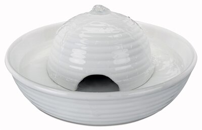 TRIXIE VITAL FLOW MINI KERAMISCHE DRINKFONTEIN WIT 800 ML 24 X10 CM