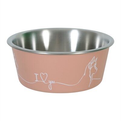 ZOLUX LOVE VOERBAK HOND ROZE 1700 ML