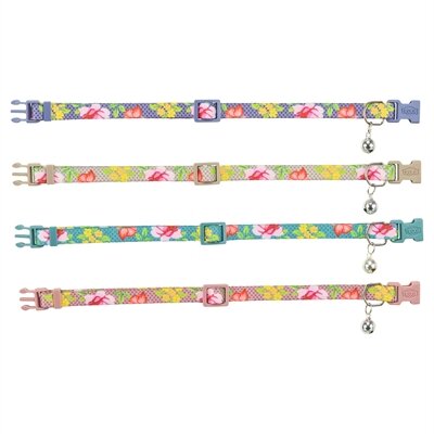 TRIXIE KATTENHALSBAND BLOEMEN MOTIEF ASSORTI 20-34X1 CM