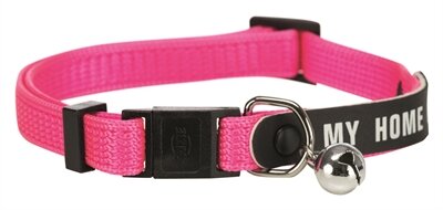 TRIXIE HALSBAND KAT MY HOME MET ADRESFLAP ASSORTI