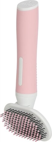 ZOLUX ANAH SLICKERBORSTEL SOFT ROZE / WIT S 6,5X3,5X16 CM